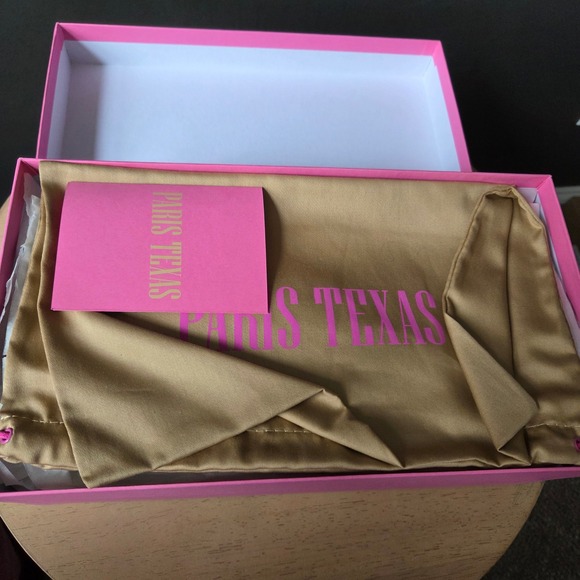 NIB Paris Texas Embossed Croc Portofino Thong Mule Banana Yellow Heels EU40 US10 - Picture 13 of 15